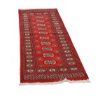 Tekač preproga bordo Bukhara 65x186 ročno vozlana preproga za hodnik