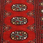 Tekač preproga bordo Bukhara 65x186 ročno vozlana preproga za hodnik