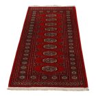 Tekač preproga bordo Bukhara 65x176 ročno vozlana preproga za hodnik