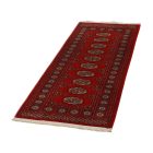 Tekač preproga bordo Bukhara 65x176 ročno vozlana preproga za hodnik