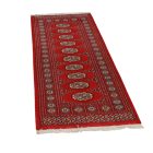 Tekač preproga bordo Bukhara 65x176 ročno vozlana preproga za hodnik