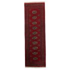 Tekač preproga bordo Bukhara 63x193 ročno vozlana preproga za hodnik