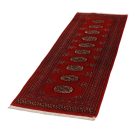 Tekač preproga bordo Bukhara 63x193 ročno vozlana preproga za hodnik