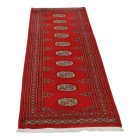 Tekač preproga bordo Bukhara 65x203 ročno vozlana preproga za hodnik