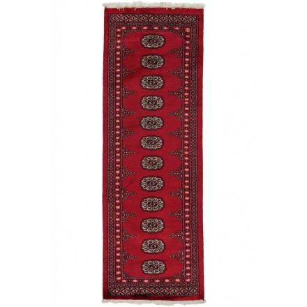 Tekači preproga bordo Bukhara 65x190 ročno vozlana preproga za hodnik