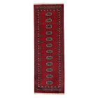 Tekač preproga bordo Bukhara 65x190 ročno vozlana preproga za hodnik