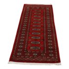 Tekač preproga bordo Bukhara 64x182 ročno vozlana preproga za hodnik
