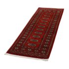 Tekač preproga bordo Bukhara 64x182 ročno vozlana preproga za hodnik