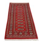Tekač preproga bordo Bukhara 64x182 ročno vozlana preproga za hodnik