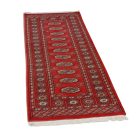 Tekač preproga bordo Bukhara 64x182 ročno vozlana preproga za hodnik