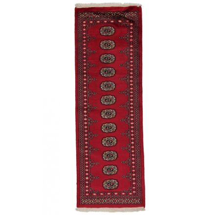 Tekači preproga bordo Bukhara 64x191 ročno vozlana preproga za hodnik