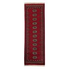 Tekač preproga bordo Bukhara 64x191 ročno vozlana preproga za hodnik