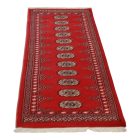 Tekač preproga bordo Bukhara 64x191 ročno vozlana preproga za hodnik