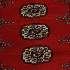Tekač preproga bordo Bukhara 64x191 ročno vozlana preproga za hodnik