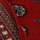 Tekač preproga bordo Bukhara 64x191 ročno vozlana preproga za hodnik