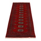 Tekač preproga bordo Bukhara 62x187 ročno vozlana preproga za hodnik