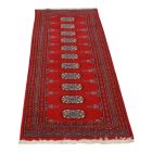 Tekač preproga bordo Bukhara 62x187 ročno vozlana preproga za hodnik