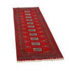 Tekač preproga bordo Bukhara 62x187 ročno vozlana preproga za hodnik