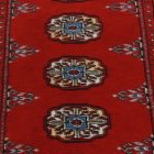 Tekač preproga bordo Bukhara 62x187 ročno vozlana preproga za hodnik