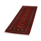 Tekač preproga bordo Bukhara 64x183 ročno vozlana preproga za hodnik