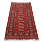 Tekač preproga bordo Bukhara 64x183 ročno vozlana preproga za hodnik