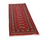 Tekač preproga bordo Bukhara 64x183 ročno vozlana preproga za hodnik