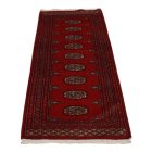 Tekač preproga bordo Bukhara 64x179 ročno vozlana preproga za hodnik