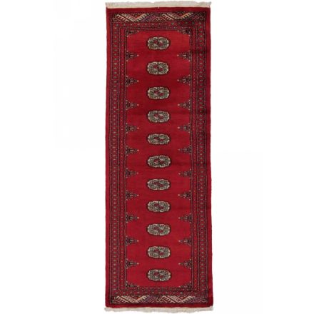 Tekači preproga bordo Bukhara 65x184 ročno vozlana preproga za hodnik
