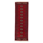 Tekač preproga bordo Bukhara 65x184 ročno vozlana preproga za hodnik