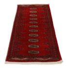 Tekač preproga bordo Bukhara 65x184 ročno vozlana preproga za hodnik