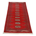 Tekač preproga bordo Bukhara 65x184 ročno vozlana preproga za hodnik