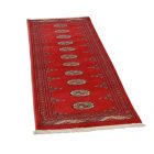 Tekač preproga bordo Bukhara 65x184 ročno vozlana preproga za hodnik