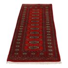 Tekač preproga bordo Bukhara 64x186 ročno vozlana preproga za hodnik