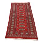 Tekač preproga bordo Bukhara 64x186 ročno vozlana preproga za hodnik