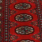 Tekač preproga bordo Bukhara 64x186 ročno vozlana preproga za hodnik