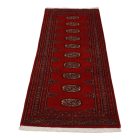 Tekač preproga bordo Bukhara 63x193 ročno vozlana preproga za hodnik