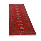 Tekač preproga bordo Bukhara 63x193 ročno vozlana preproga za hodnik