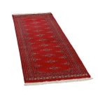 Tekač preproga bordo Butterfly 63x181 ročno vozlana preproga za hodnik
