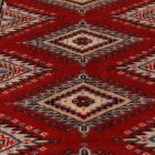 Tekač preproga bordo Jaldar 63x199 ročno vozlana preproga za hodnik