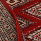 Tekač preproga bordo Jaldar 63x199 ročno vozlana preproga za hodnik