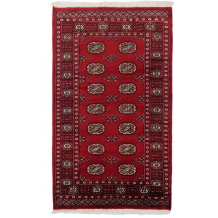 Pakistanska preproga bordo Bukhara 95x160 Ročno vozlana orientalska preproga
