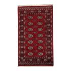 Pakistanska preproga bordo Bukhara 95x160 Ročno vozlana orientalska preproga