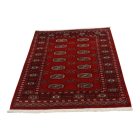 Pakistanska preproga bordo Bukhara 95x160 Ročno vozlana orientalska preproga