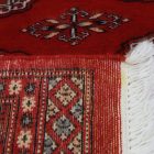 Pakistanska preproga bordo Bukhara 95x160 Ročno vozlana orientalska preproga