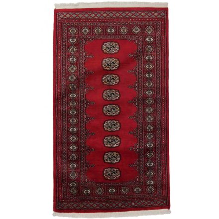 Pakistanska preproga bordo Bukhara 92x160 Ročno vozlana orientalska preproga
