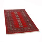 Pakistanska preproga bordo Bukhara 92x160 Ročno vozlana orientalska preproga