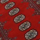 Pakistanska preproga bordo Bukhara 92x160 Ročno vozlana orientalska preproga
