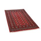 Pakistanska preproga bordo Bukhara 93x153 Ročno vozlana orientalska preproga