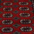 Pakistanska preproga bordo Bukhara 93x153 Ročno vozlana orientalska preproga