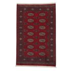 Pakistanska preproga bordo Bukhara 94x145 Ročno vozlana orientalska preproga